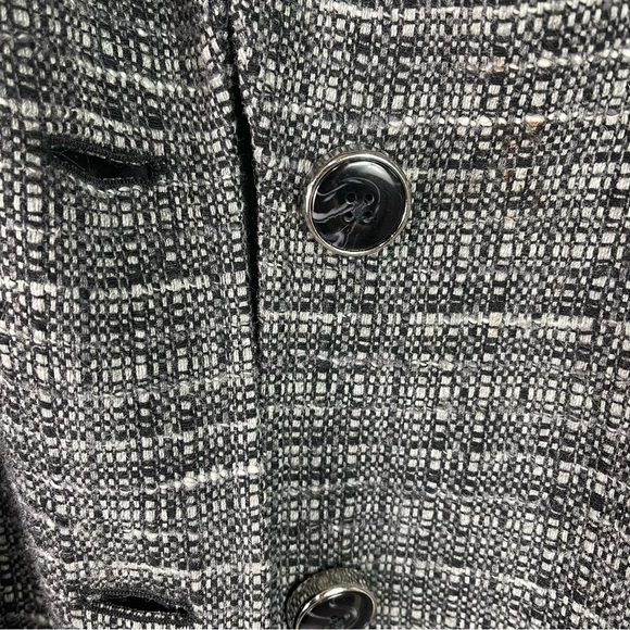 JONES NEW YORK Signature Woman Black/White Tweed Suit Jacket Coat Plus Size 2X - Picture 6 of 11